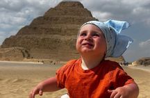 Full day all inclusive GizaPyramids,Sphinx,Saqqara&Dahshour.camel