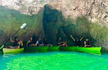 Full-Day Emerald Cave Kayak Tour, 3 Caves, Hidden Beach, Wildlife