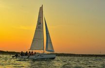 Private Yacht Sails along the Coastline of Pondicherry