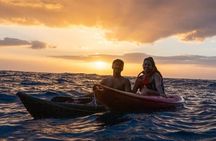 Kayaking trail at sunset Poris de Candelaria Cueva Bonita