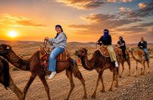 Agafay Sunset Camel Ride Dinner & Fire Show