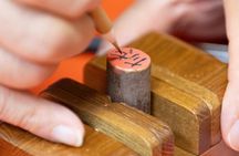 Hand-carved stamps made with craftsmen in Asakusa, Tokyo