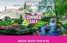 Daytrip Tour from Amsterdam to Giethoorn with boat tour included