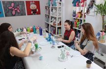 Fluid Art Workshop – Create Your Own Art Alicante Bear Art Studio