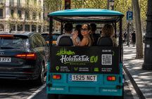 Private Tour in Tuk Tuk Electric Barcelona with 14h View