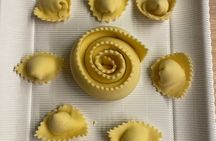 Fresh pasta cooking class with wine tasting