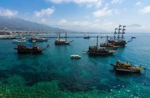 Alanya Boat Tour with Lunch, Soft Drinks and Hotel Pickup
