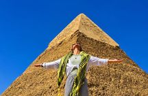 VIP Private Giza Pyramids Tour Camel Ride Professional Photos