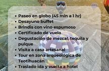 Balloon Flight over the Teotihuacan Pyramids