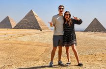 VIP Private Giza Pyramids Tour Camel Ride Professional Photos
