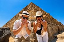 Giza pyramids, Sphinx, Sakkara Pyramid ,Memphis & Pyramid Inside