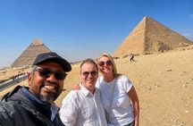 Giza pyramids, Sphinx, Sakkara Pyramid ,Memphis & Pyramid Inside