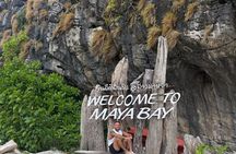 Phi Phi Islands Tour in Spanish Snorkel Lunch and Longtail Boat