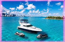 50ft + 2 Jetkis + Free Hour | Miami Yacht Rental | 13 ppl