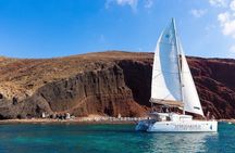 Santorini Joy Sailing Catamaran Cruise with BBQ & Drinks