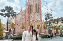 Ho Chi Minh City Ao Dai Try on Photo Experience in Saigon
