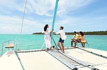 Ile Aux Cerfs full day shared catamaran with BBQ lunch & drinks