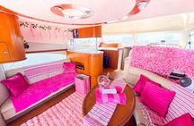 50ft Rose Yacht + 2 Jet skis | Miami Yacht Rental | 13 ppl