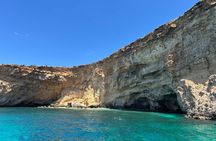 Private Boat Trip to Comino Blue Lagoon with Swim Stops and Caves