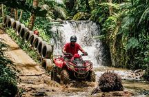 Ubud: Gorilla Cave ATV & Lazy River Tubing & Lunch Cretya Sunset