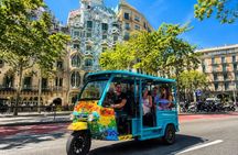 Route through Barcelona in Tuk Tuk 3H