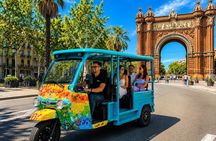 Route through Barcelona in Tuk Tuk 3H