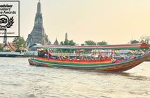 Bangkok Grand Palace Wat Pho and Wat Arun with Longtail Boat Ride