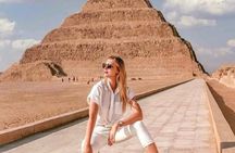 Adventure to Giza Pyramids Saqarra Memphis with Lunch