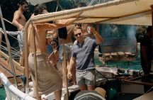 Full Day Cruise from Corfu in Classic Wooden Vessel, Swim & BBQ