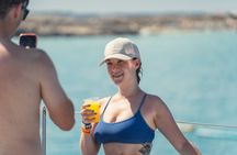 Ibiza Beach Hopper with Lunch Open Bar Paddle Surf and Snorkeling