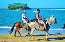 Zipline and horseback ridding Adventure in Punta Cana with Stops