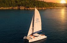 Coral Island Sunset Sailing Catamaran Half-Day Tour