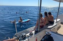 Barcelona Catamaran Cruise with Swim Tapas FREE Pass NightClub