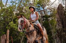 Cancun Horseback Riding, Zipline & Cenote with Tequila Tasting