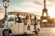 Top 15 Paris Attractions Private Guided Tour by Tuk Tuk