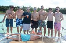 Private Party Boat with Slide and Snorkeling in Punta Cana