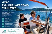 Como Lake: Self Drive Boat Rental - Without License