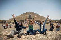Balloon Flight at Dawn Teotihuacan + Cave + Transportation CDMX