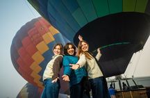 Balloon Flight + Pick up CDMX + Breakfast in Cave + Pyramids