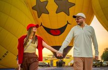 Balloon Flight at Dawn Teotihuacan + Cave + Transportation CDMX
