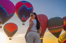 Balloon Flight at Dawn Teotihuacan + Cave + Transportation CDMX