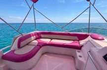 Bad Bunny Pink Yacht Rental In Miami 50ft Luxury Pink Charter