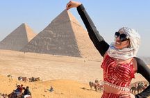 Full day all inclusive GizaPyramids,Sphinx,Saqqara&Dahshour.camel