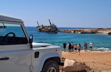Wheels and Waves Akamas Jeep Safari with Cruise to Blue Lagoon