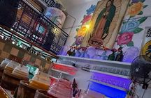 Santa Maria la Rivera floating bookstore, murals and pulque