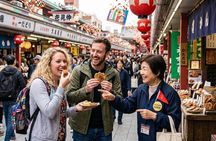 Asakusa & Yanaka Local Street Food Tour with Licensed Guide