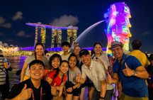 Singapore Marina Bay Night Walking Tour with Light Shows