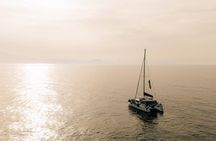 Sunset Cruise Golden Hour with Catamaran Open bar & Greek Tapas