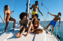 Punta Cana Private Catamaran Spring Break Party, Snorkel & BBQ