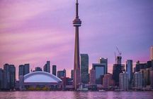 Night View of Toronto Skyline from my Canoe